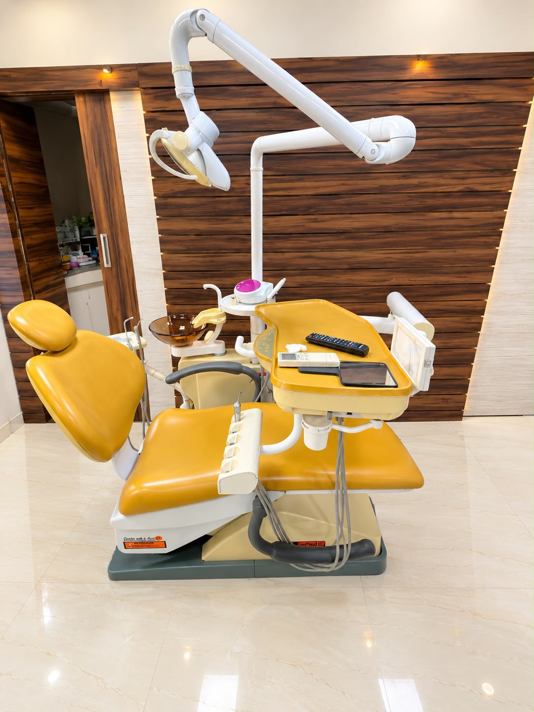 Professional skin care consultation setting